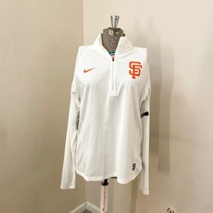 NWT Nike SF Giants Shirt Quarter-Zip dry fit